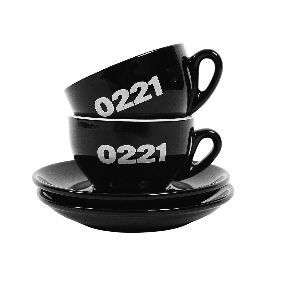 2x Cappuccinotassen 0221 inkl. Untertassen