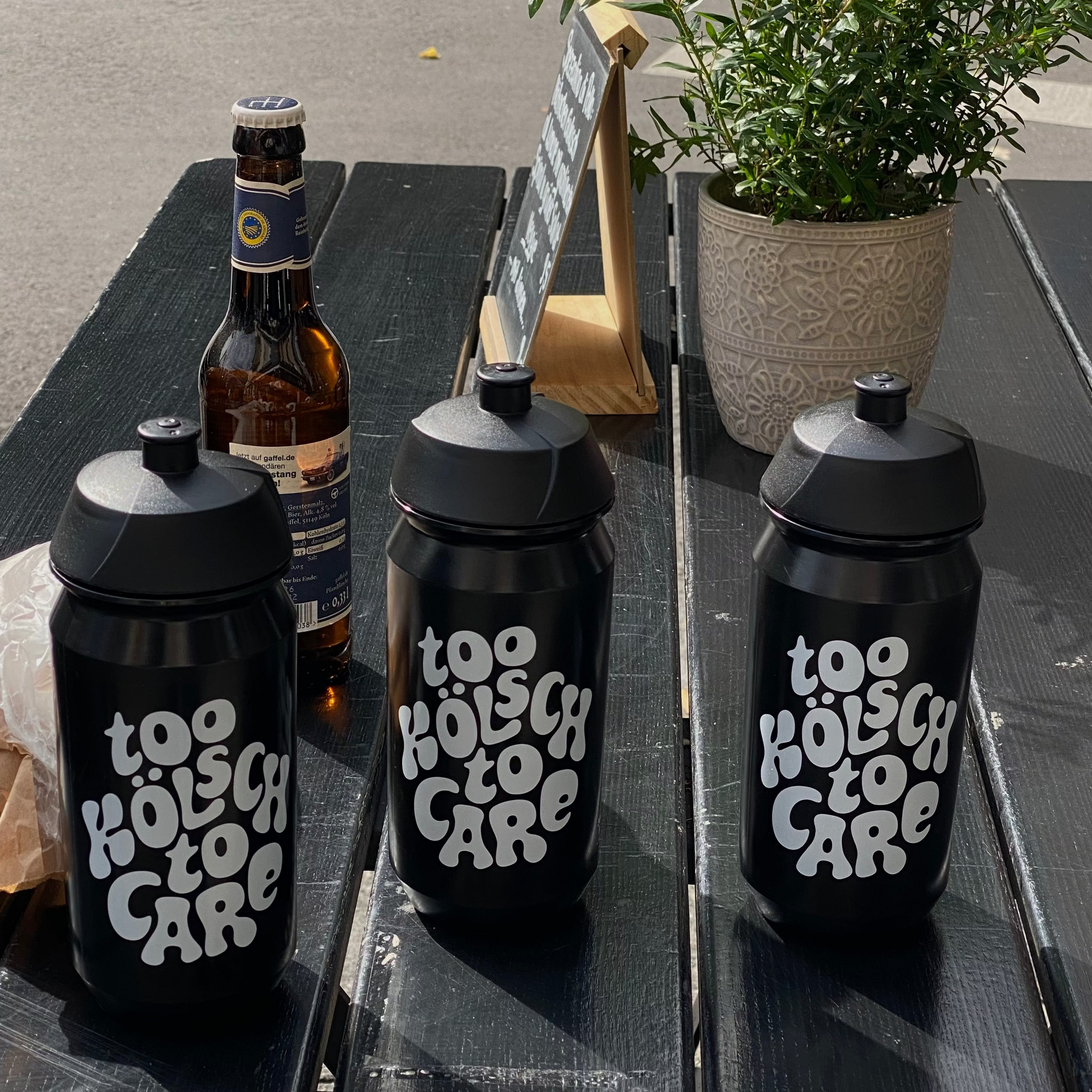 Too kölsch to care - Trinkflasche