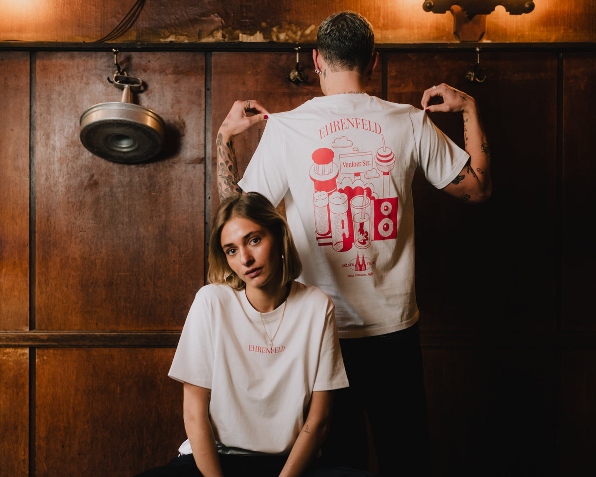 Veedel-Shirt Ehrenfeld, getragen
