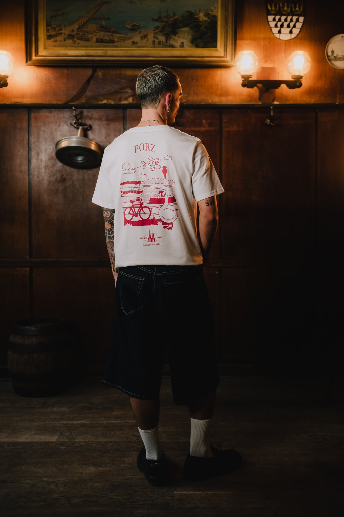 Veedel-Shirt Porz, getragen