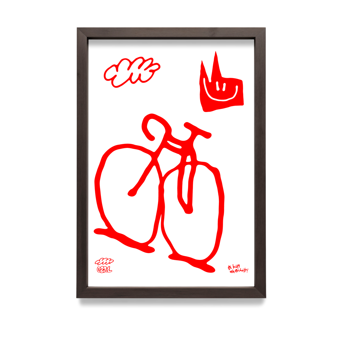 ROSE Bike Art Print
