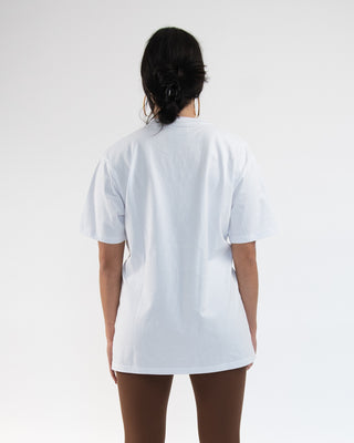 T-Shirt 0221 — Weiß/Schwarz